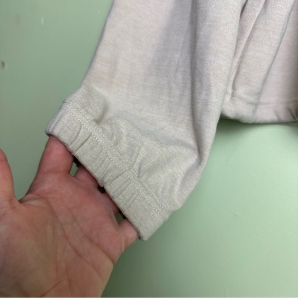 Avalanche 3/4 Zip Long Sleeve Pullover Sweatshirt Beige Women’s Size Large - Picture 4 of 9